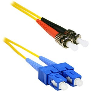 Enet Solutions, Inc. SCST-SM-3M-ENC ENET 3M SC/ST Duplex Single-mode 9/125 OS1 or Better Yellow Fiber Patch Cable 3 meter SC-ST Individually Tested