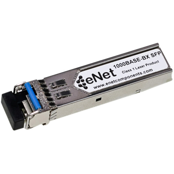 Enet Solutions, Inc. GLC-BX-U-ENC ENET Cisco Compatible GLC-BX-U TAA Compliant Functionally Identical 1000BASE-BX-U SFP Bi-Di Tx1310nm/Rx1490nm 20km Simplex LC Connector