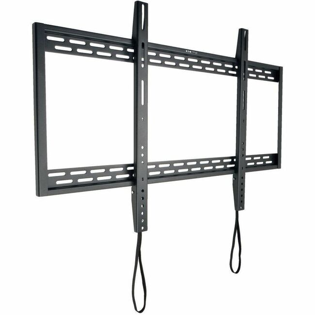 Eaton Tripp Lite fixed wall mount for 60 to 100-inch TVs and monitors, UL certified, shown installed on a wall.