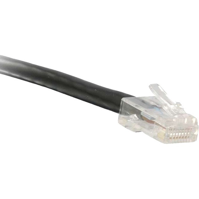 Enet Solutions, Inc. C6-BK-NB-50-ENC ENET Cat6 Black 50 Foot Non-Booted (No Boot) (UTP) High-Quality Network Patch Cable RJ45 to RJ45 - 50Ft