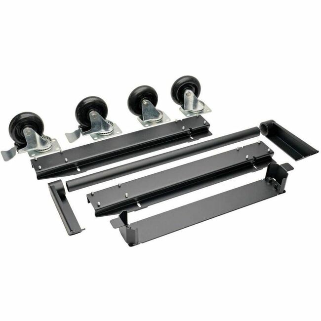 Eaton CSHANDLEKIT Tripp Lite by Eaton Mobile Cart Conversion Kit with Handle Casters and Power Cord Manager for Tablet/Chromebook Charging Stations
