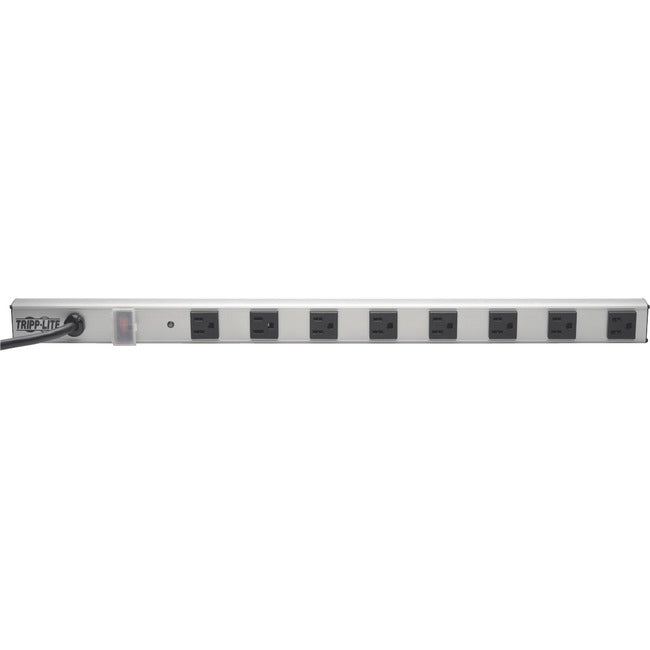 Eaton SS240806 Tripp Lite 8-outlet surge protector power strip with 6 ft. cord and 1050 Joules surge protection.