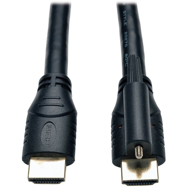 Eaton P569-010-LOCK Tripp Lite Series High Speed HDMI Cable with Ethernet and Locking Connector, UHD 4K, 24AWG (M/M), 10 ft. (3.05 m)