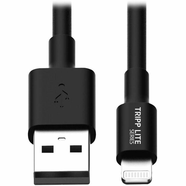 Eaton M100-010-BK Tripp Lite Series USB-A to Lightning Sync/Charge Cable (M/M) - MFi Certified, Black, 10 ft. (3 m)