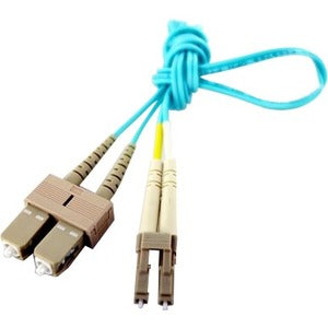 Axiom LCLCB4PAP4-AX LC/LC BENDnFLEX Platinum MMD OM4 50/125 Plenum Bend Insensitive Fiber 4m