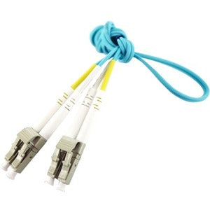 Axiom LCLCB4PAS10-AX LC/LC BENDnFLEX Silver MMD OM4 50/125 Plenum Bend Insensitive Fiber 10m