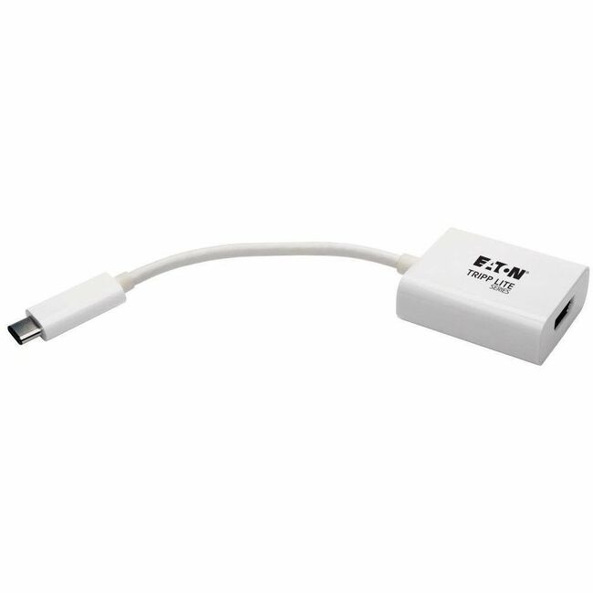 Eaton U444-06N-HD-AM Tripp Lite Series USB 3.2 Gen1 Type-C to HDMI 4K Adapter with Alternate Mode - DP 1.2, White
