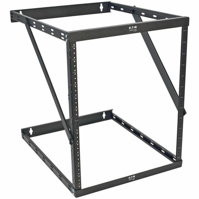 Eaton SmartRack low-profile wall-mount open-frame rack with 8U, 12U, or 22U capacity, designed for server or networking equipment
