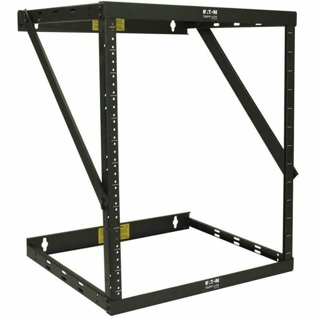 Eaton Tripp Lite Series SmartRack wall-mount open-frame rack with 8U/12U/22U capacity, low-profile patch-depth for server and network equipment