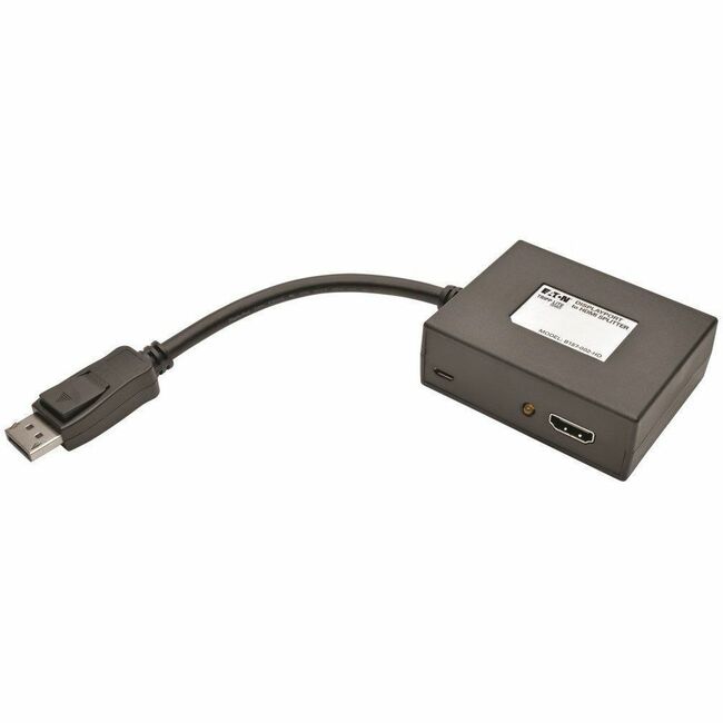 Eaton B157-002-HD Tripp Lite Series 2-Port DisplayPort to HDMI Hub, DP1.2, TAA
