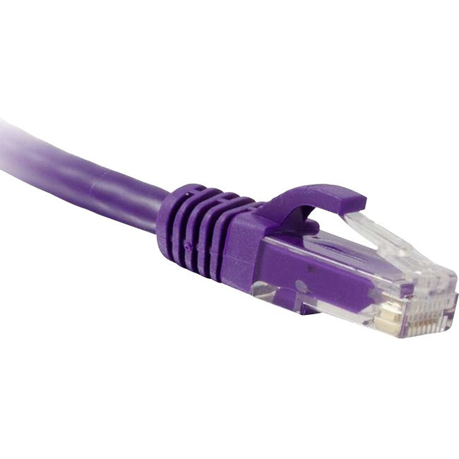 Enet Solutions, Inc. C6-PR-75-ENC ENET Cat6 Purple 75 Foot Patch Cable with Snagless Molded Boot (UTP) High-Quality Network Patch Cable RJ45 to RJ45 - 75Ft