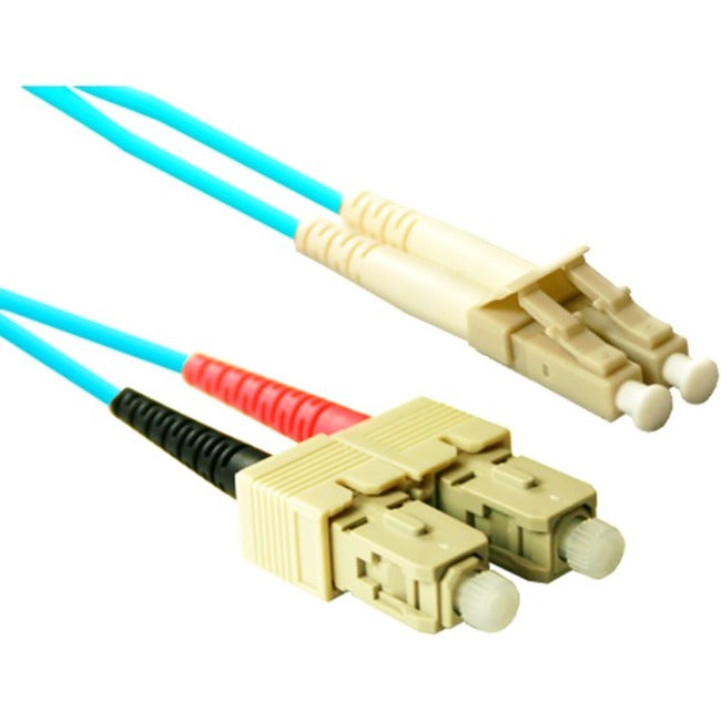 Enet Solutions, Inc. SCLC-10G-7M-ENC ENET 7M SC/LC Duplex Multimode 50/125 10Gb OM3 or Better Aqua Fiber Patch Cable 7 meter SC-LC Individually Tested