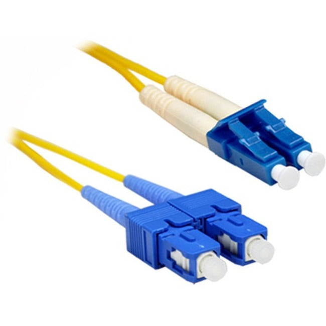 Enet Solutions, Inc. SCLC-SM-20M-ENC ENET 20M SC/LC Duplex Single-mode 9/125 OS1 or Better Yellow Fiber Patch Cable 20 meter SC-LC Individually Tested