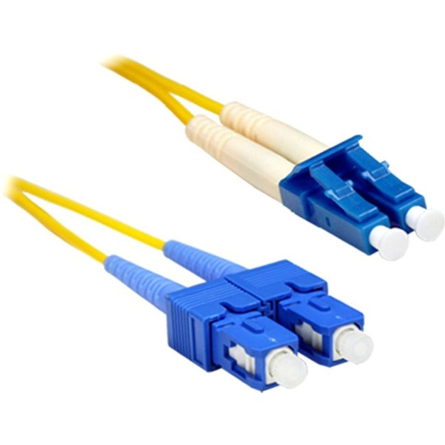 Enet Solutions, Inc. SCLC-SM-30M-ENC ENET 30M SC/LC Duplex Single-mode 9/125 OS1 or Better Yellow Fiber Patch Cable 30 meter SC-LC Individually Tested