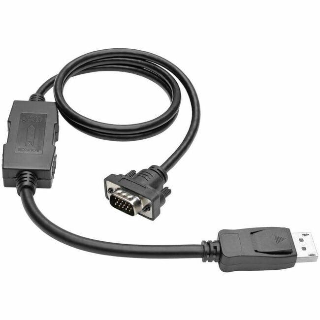 Eaton P581-003-VGA-V2 Tripp Lite by Eaton DisplayPort 1.2 to VGA Active Adapter Cable (DP with Latches to HD15 M/M) 3 ft. (0.9 m)
