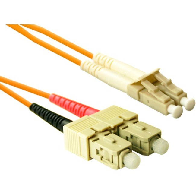 Enet Solutions, Inc. SCLC-8M-ENC ENET 8M SC/LC Duplex Multimode 62.5/125 OM1 or Better Orange Fiber Patch Cable 8 meter SC-LC Individually Tested