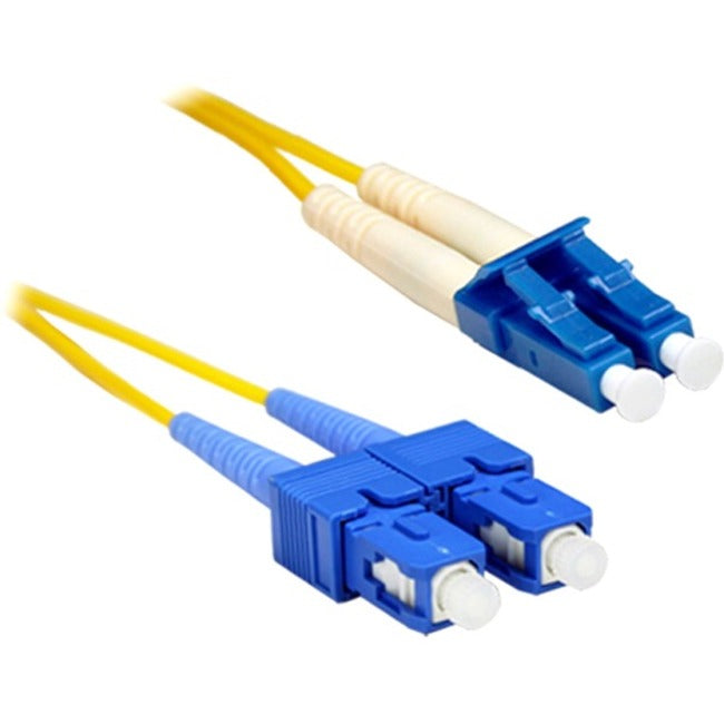 Enet Solutions, Inc. SCLC-SM-25M-ENC ENET 25M SC/LC Duplex Single-mode 9/125 OS1 or Better Yellow Fiber Patch Cable 25 meter SC-LC Individually Tested