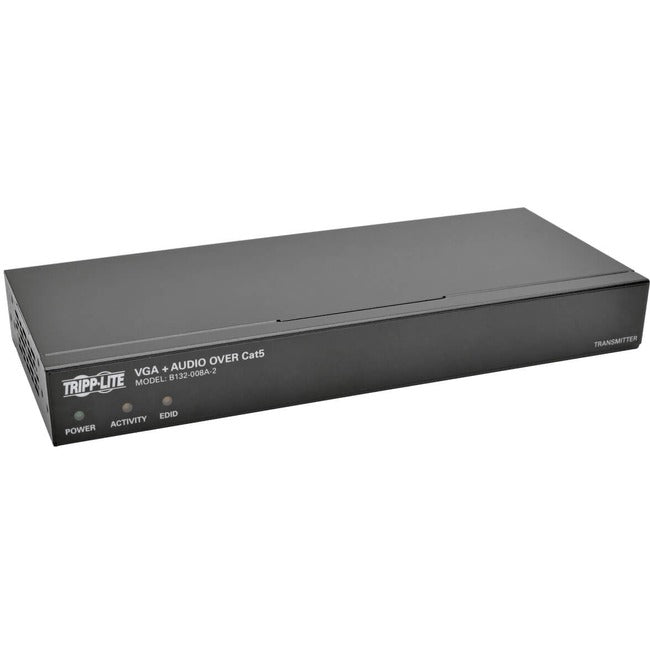 Eaton B132-008A-2 Tripp Lite Series 8-Port VGA over Cat5/6 Splitter/Extender, Box-Style Transmitter for Video/Audio, Up to 1000 ft. (305 m), TAA