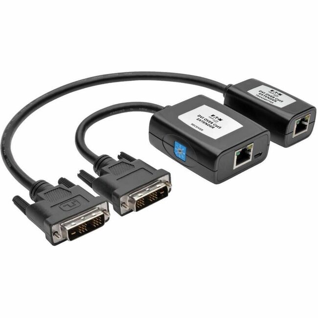Eaton B140-101X-U Tripp Lite Series DVI over Cat5/6 Active Extender Kit, Transmitter/Receiver for Video, DVI-D Single Link, Up to 125 ft. (38 m), TAA