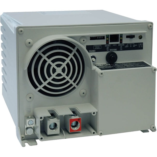 Eaton RV1250ULHW Tripp Lite Series 1250W power inverter/charger with hardwire input and output, used in RV electrical systems.