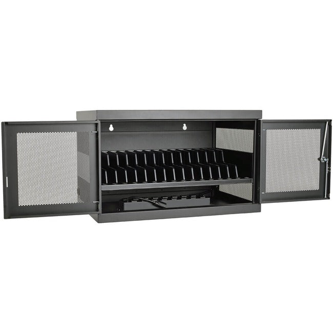Eaton CSC16AC Tripp Lite by Eaton Multi-Device Charging Station 16 AC Outlets Chromebooks and Laptops Wall-Mount and Cart Options Black