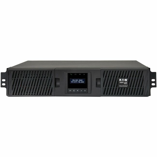 Eaton SUINT1500LCD2U Tripp Lite by Eaton UPS SmartOnline 208/230V 1500VA 1.35kW Double-Conversion UPS - 6 Outlets Extended Run Card Slot LCD USB DB9 2U