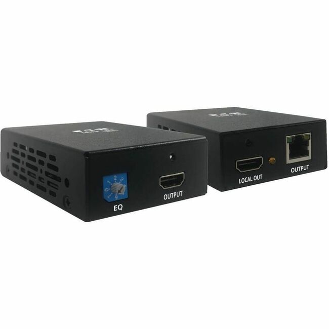 Eaton B126-1A1-POC HDMI over Cat5/6 extender kit with transmitter and receiver for audio and video transmission up to 125 ft.