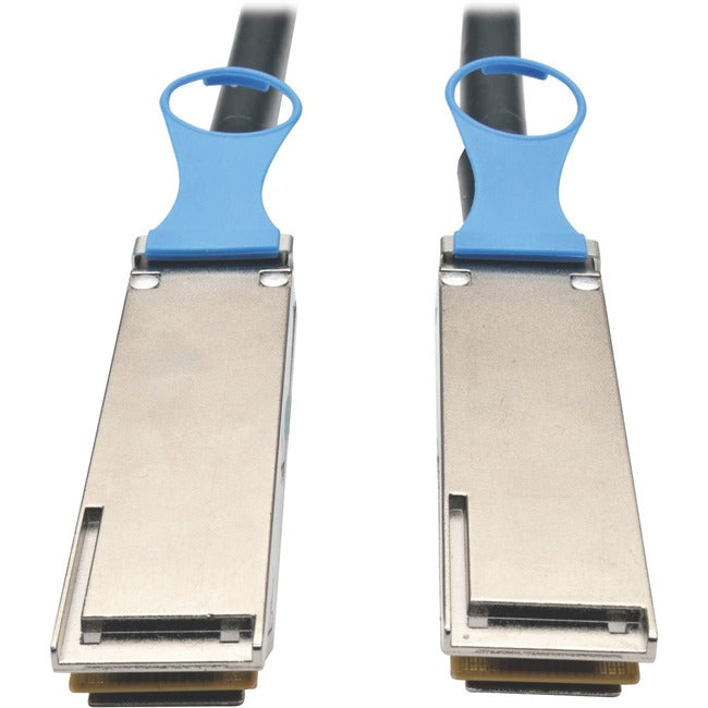 Eaton N282-03M-28-BK Tripp Lite by Eaton 3M QSFP28 to QSFP28 100Gbe Passive DAC Copper InfiniBand Cable QSFP-100G-CU3M Compatible 10ft