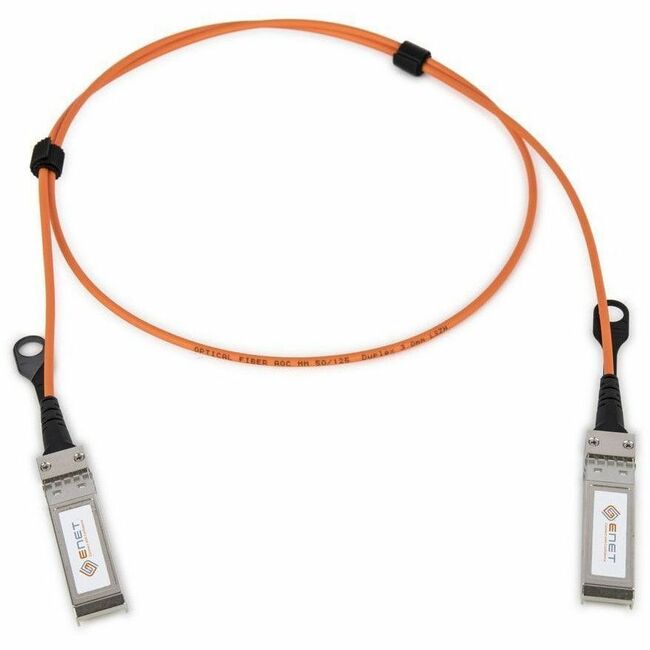 Enet Solutions, Inc. CAB-SFP-SFP-10M-ENC ENET Arista Compatible CAB-SFP-SFP-10M TAA Compliant Functionally Identical 10GBASE-CU Active SFP+ Twinax Direct-Attach Cable Assembly 10m