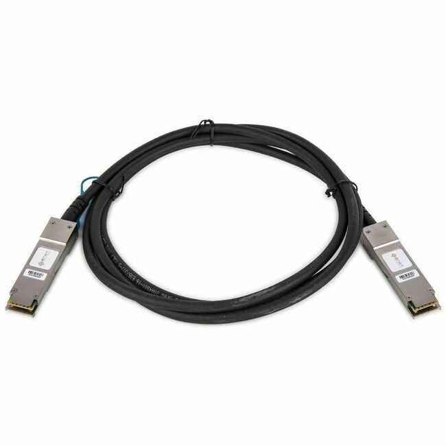 Enet Solutions, Inc. CBL-QSFP-40GE-PASS-2M-ENC ENET Dell/Force Compatible 10 CBL-QSFP-40GE-PASS-2M TAA Compliant Functionally Identical 40GBASE-CR4 QSFP+ Cable Assembly 2m Copper