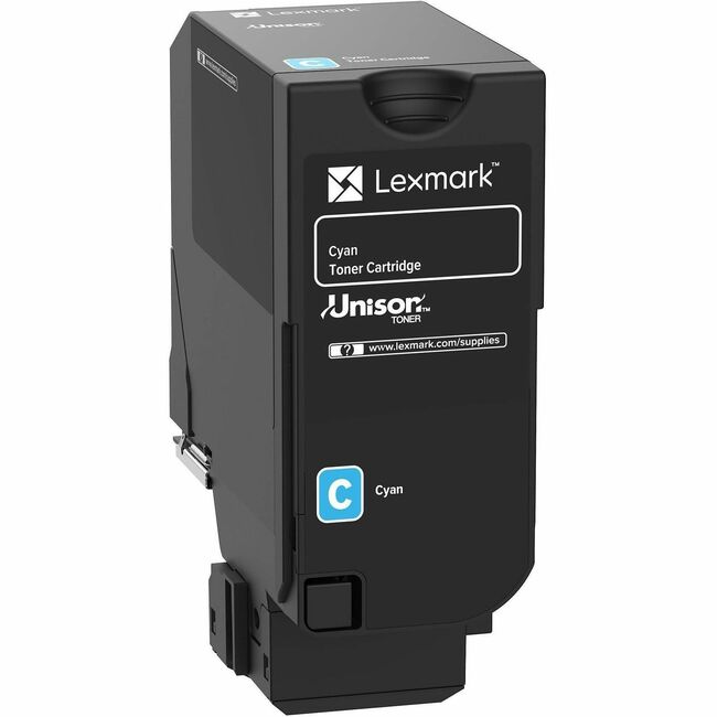 Lexmark 84C0HCG Original High Yield Laser Toner Cartridge - Cyan Pack