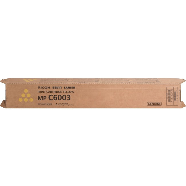 Ricoh 841850 Original Laser Toner Cartridge - Yellow - 1 Each