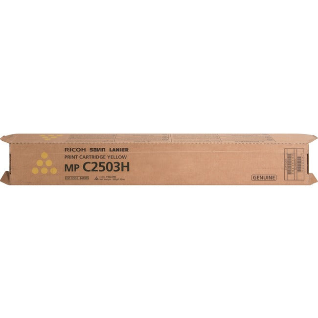 Ricoh 841919 Original Laser Toner Cartridge - Yellow - 1 Each