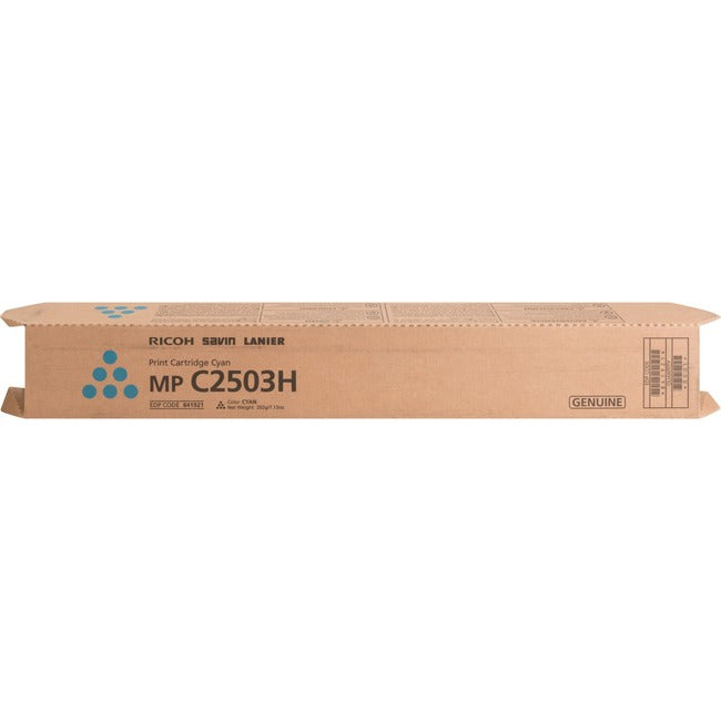 Ricoh 841921 Original Laser Toner Cartridge - Cyan - 1 Each