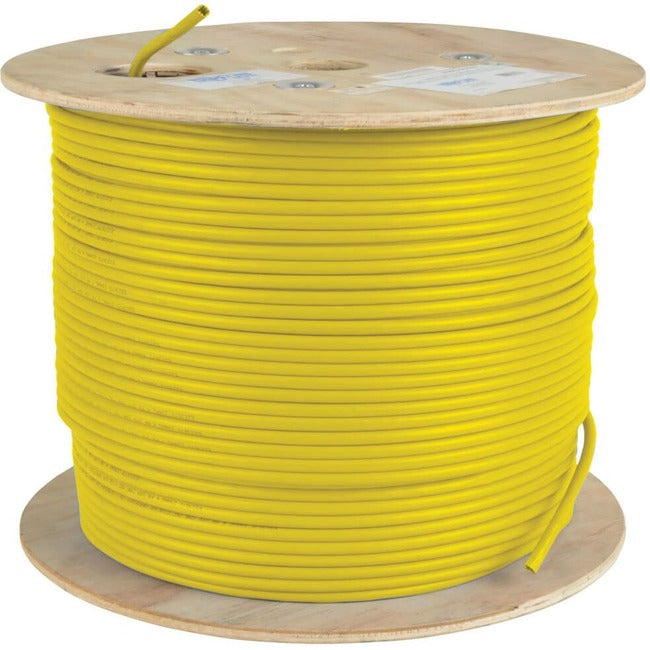 Eaton N022-01K-YW Tripp Lite Series Cat5e 350 MHz Solid Core (UTP) PVC Bulk Ethernet Cable - Yellow, 1000 ft. (304.8 m), TAA