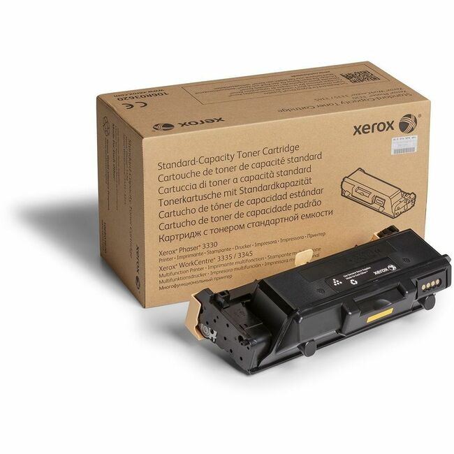 Xerox 106R03620 Genuine Phaser&reg; 3330, WorkCentre&reg; 3300 Series Black Standard capacity Toner Cartridge (2600 Pages) - 106R03620