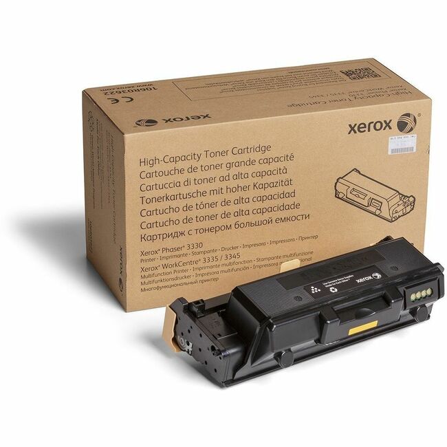 Xerox 106R03622 Genuine Phaser&reg; 3330, WorkCentre&reg; 3300 Series Black High capacity Toner Cartridge (8500 Pages) - 106R03622