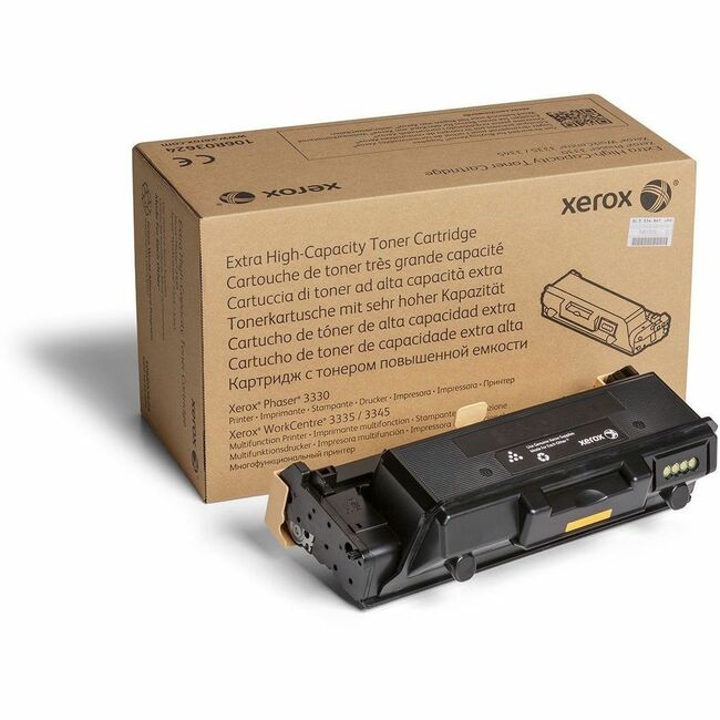 Xerox 106R03624 Genuine Phaser&reg; 3330, WorkCentre&reg; 3300 Series Black Extra High capacity Toner Cartridge (15000 Pages) - 106R03624