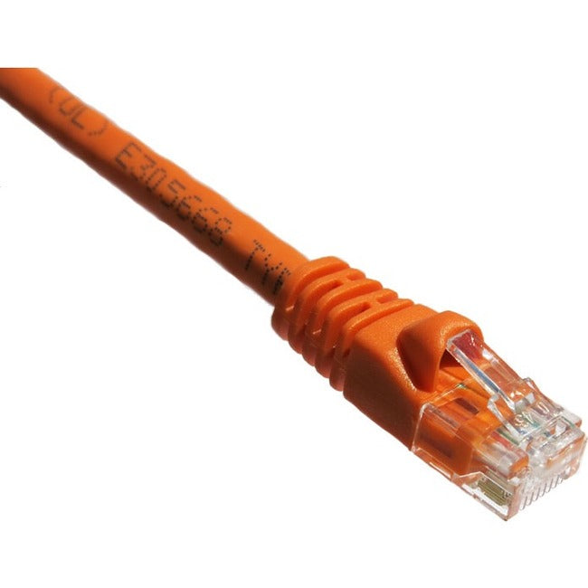 Axiom AXG94130 50FT CAT5E 350mhz Patch Cable Molded Boot (Orange) - TAA Compliant