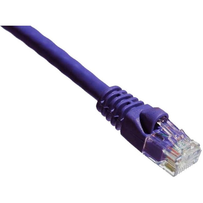 Axiom AXG94132 50FT CAT5E 350mhz Patch Cable Molded Boot (Purple) - TAA Compliant