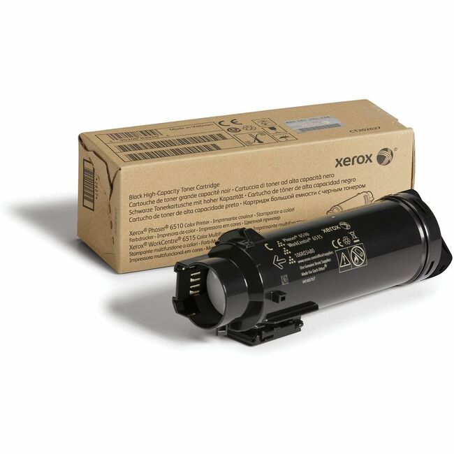 Xerox 106R03480 Genuine Phaser&reg; 6510, WorkCentre&reg; 6515 Black High capacity Toner Cartridge (5500 Pages) - 106R03480