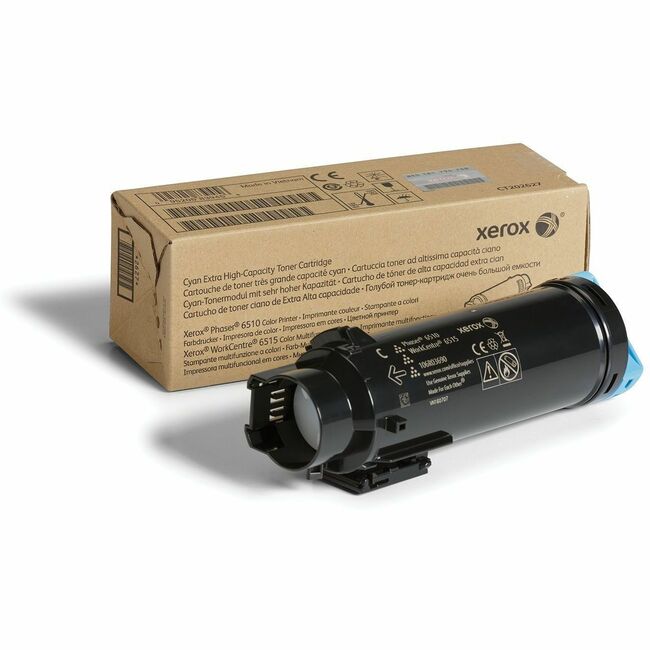 Xerox 106R03690 Genuine Phaser&reg; 6510, WorkCentre&reg; 6515 Cyan Extra High capacity Toner Cartridge (4300 Pages) - 106R03690