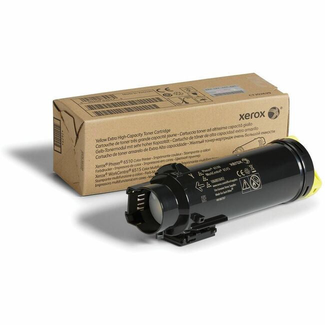 Xerox 106R03692 Genuine Phaser&reg; 6510, WorkCentre&reg; 6515 Yellow Extra High capacity Toner Cartridge (4300 Pages) - 106R03692