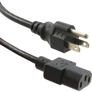 Enet Solutions, Inc. N515-C13-25F-ENC ENET 5-15P to C13 25ft Black External Power Cord / Cable NEMA 5-15P to IEC-320 C13 10A 25'