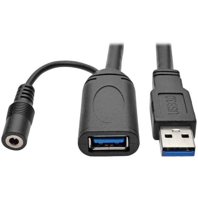 Eaton U330-20M Tripp Lite Series USB 3.0 SuperSpeed Active Extension Repeater Cable (USB-A M/F), 20M (65.61 ft.)