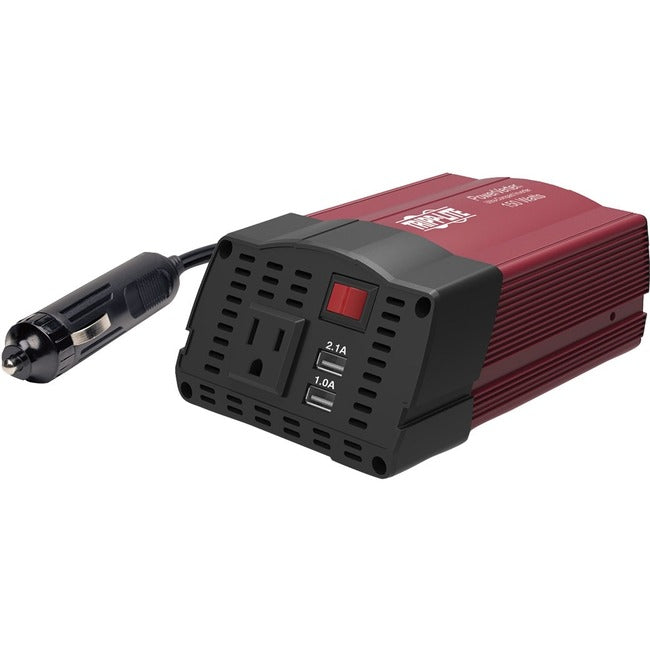 Eaton PV150USB Tripp Lite Series 150W PowerVerter Ultra-Compact Car Inverter with AC Outlet and 2 USB Charging Ports