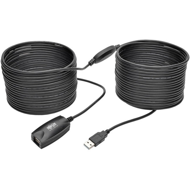 Eaton U026-15M Tripp Lite Series USB 2.0 Active Extension Repeater Cable (A M/F), 15M (49.21 ft.)