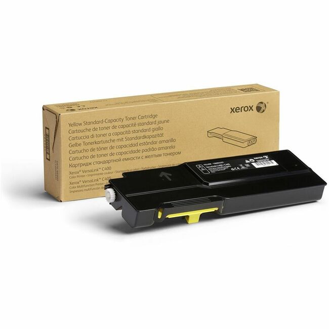 Xerox 106R03501 Genuine Xerox&reg; VersaLink&reg; C400 Color Printer, C405 Color Multifunction Printer Yellow Standard capacity Toner Cartridge (2500 Pages) - 106R03501
