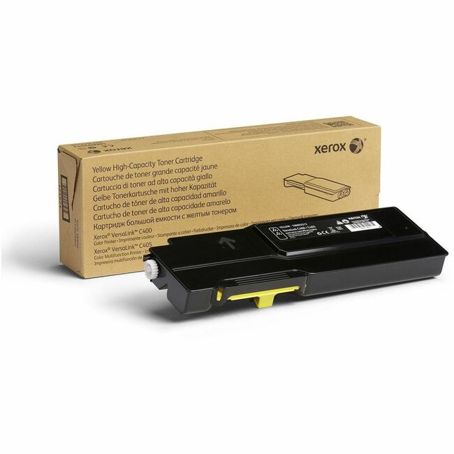 Xerox 106R03513 Genuine Xerox&reg; VersaLink&reg; C400 Color Printer, C405 Color Multifunction Printer Yellow High capacity Toner Cartridge (4800 Pages) - 106R03513