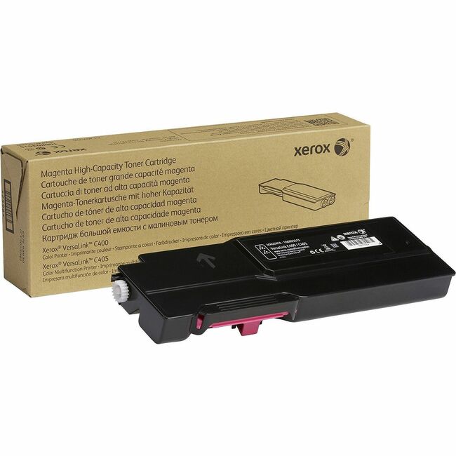 Xerox 106R03515 Genuine Xerox&reg; VersaLink&reg; C400 Color Printer, C405 Color Multifunction Printer Magenta High capacity Toner Cartridge (4800 Pages) - 106R03515